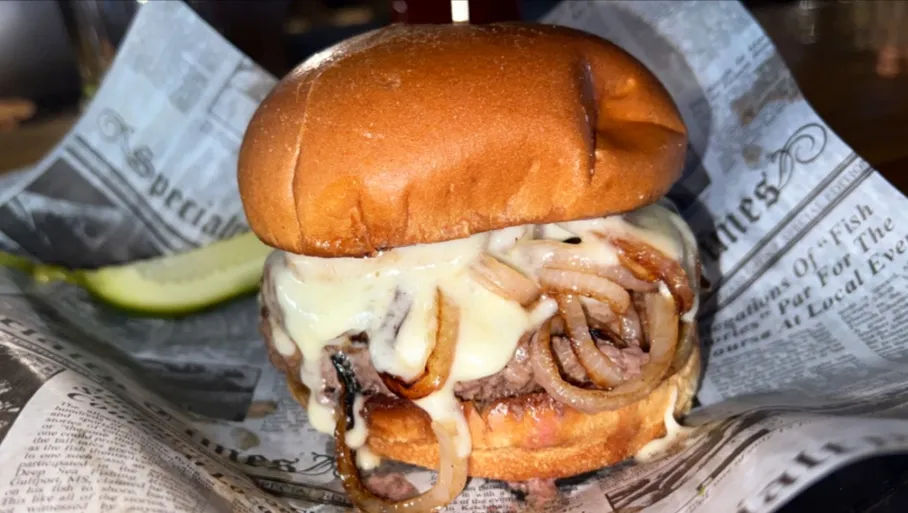 Mushroom Swiss Burger