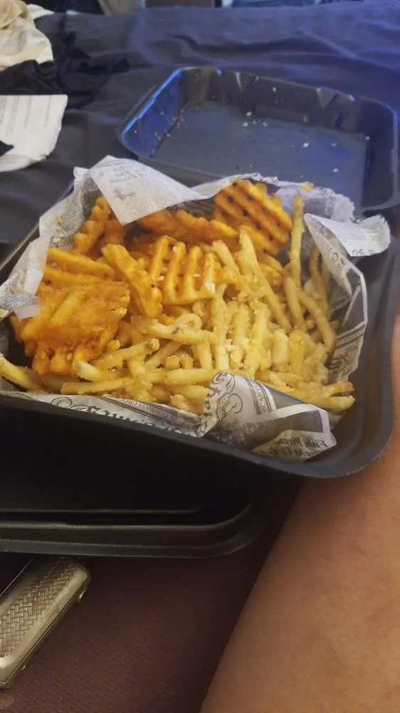 Waffle and Parmesan Fries